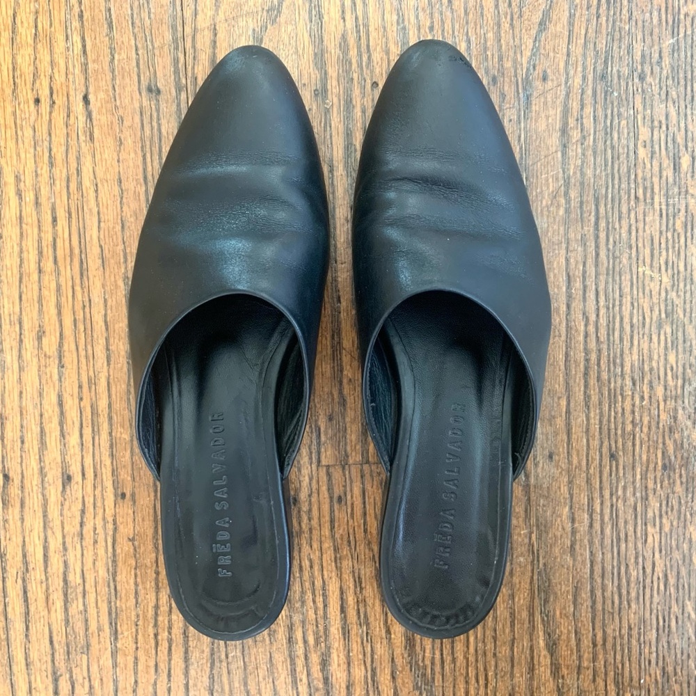Freda Salvador leather mules